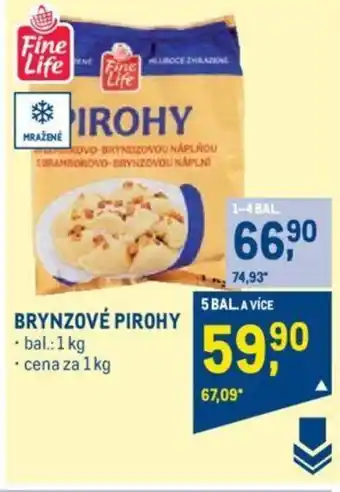 Makro BRYNZOVÉ PIROHY nabídka