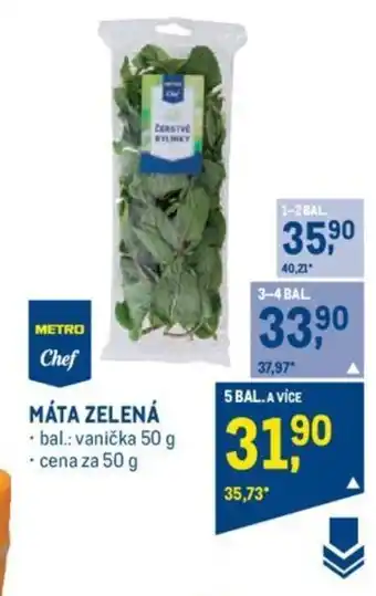 Makro MÁTA ZELENÁ nabídka