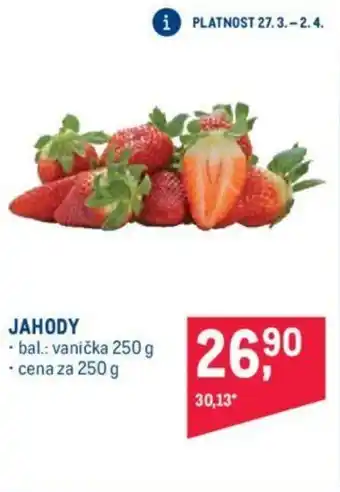 Makro JAHODY nabídka