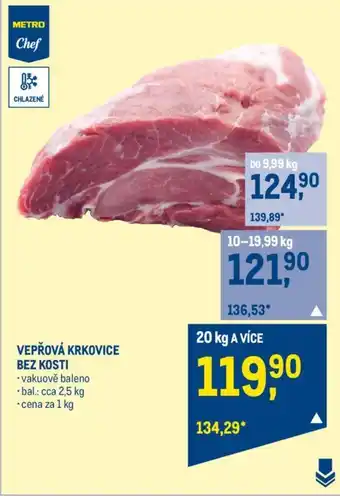 Makro VEPŘOVÁ KRKOVICE BEZ KOSTI nabídka