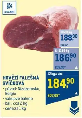 Makro HOVĚZÍ FALEŠNÁ SVÍČKOVÁ nabídka
