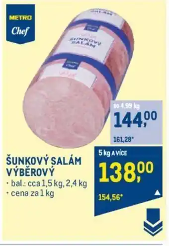 Makro ŠUNKOVÝ SALÁM VÝBĚROVÝ nabídka