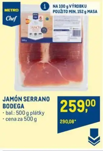 Makro JAMÓN SERRANO BODEGA nabídka