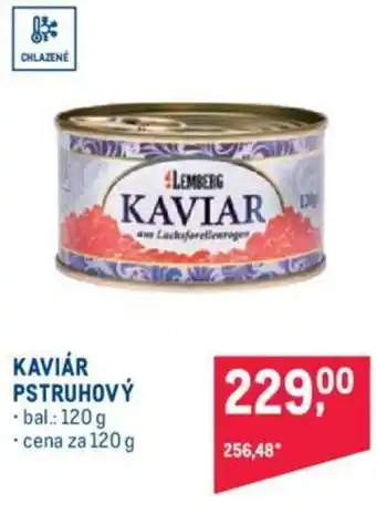 Makro KAVIÁR PSTRUHOVÝ nabídka