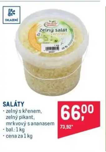 Makro SALÁTY nabídka