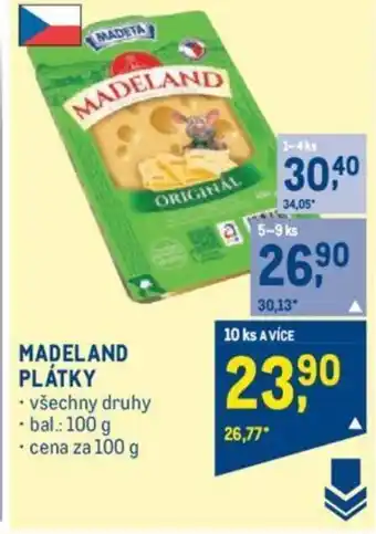 Makro MADELAND PLÁTKY nabídka