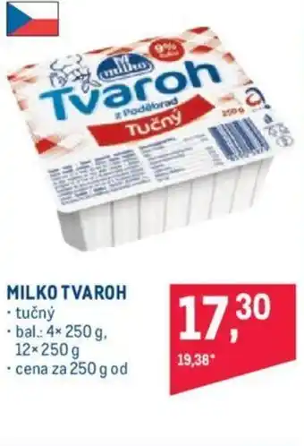 Makro MILKO TVAROH nabídka