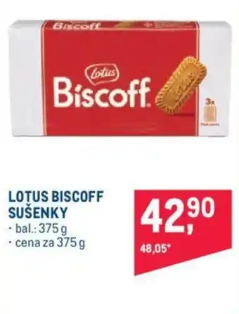 Makro LOTUS BISCOFF SUŠENKY nabídka