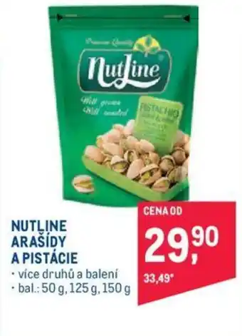 Makro NUTLINE ARAŠÍDY A PISTÁCIE nabídka