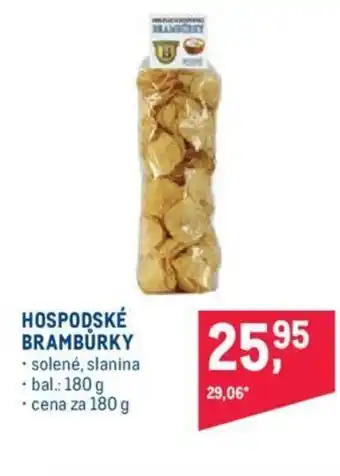 Makro HOSPODSKÉ BRAMBŮRKY nabídka