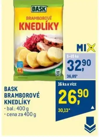 Makro BASK BRAMBOROVÉ KNEDLÍKY nabídka