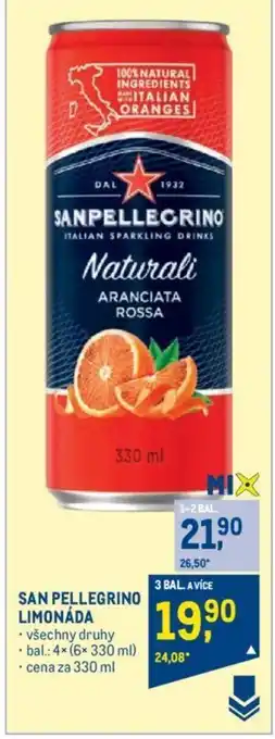 Makro SAN PELLEGRINO LIMONÁDA nabídka