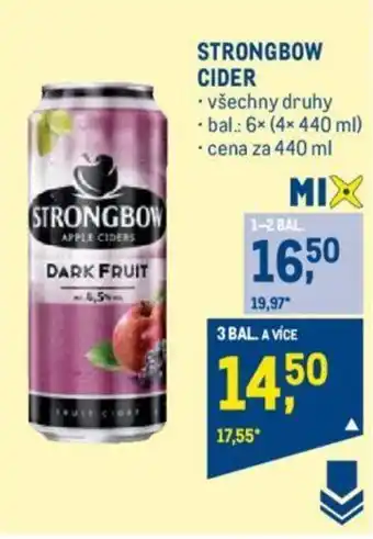 Makro STRONGBOW CIDER nabídka
