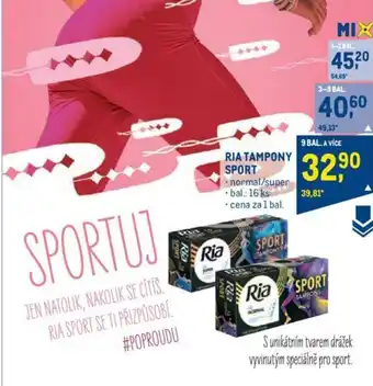 Makro RIA TAMPONY SPORT nabídka