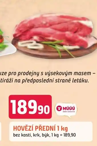 Trefa HOVĚZÍ PŘEDNÍ 1 kg nabídka