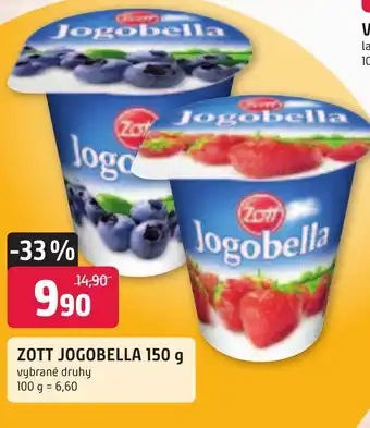 Trefa ZOTT JOGOBELLA 150 g nabídka