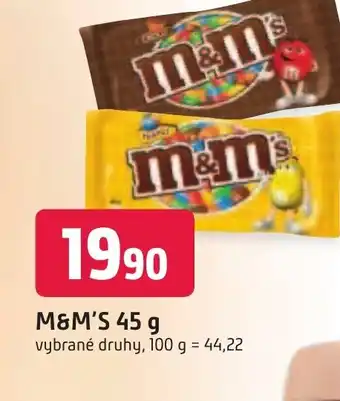 Trefa M&M'S 45 g nabídka