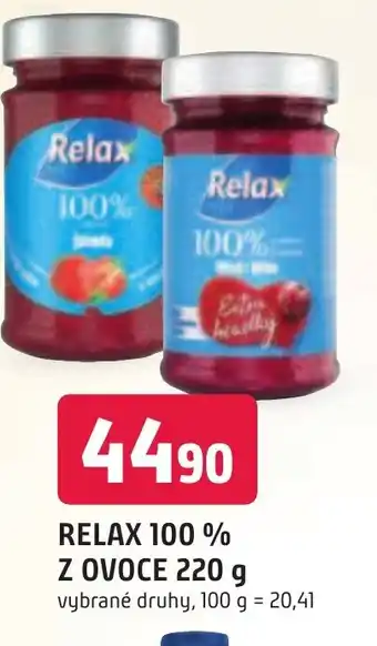 Trefa RELAX 100 % Z OVOCE 220 g nabídka