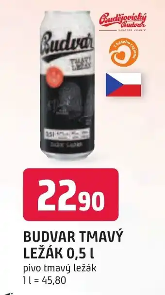 Trefa BUDVAR TMAVÝ LEŽÁK 0,5 L nabídka