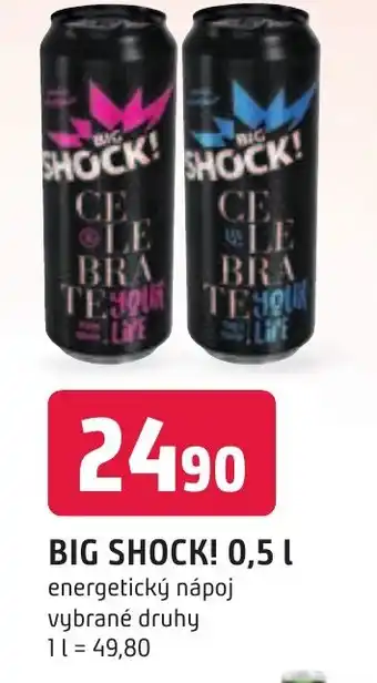 Trefa BIG SHOCK! 0,5 L nabídka