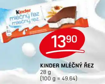 Flop KINDER MLÉČNÝ ŘEZ nabídka