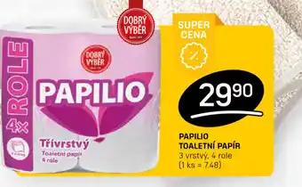 Flop PAPILIO TOALETNÍ PAPÍR nabídka