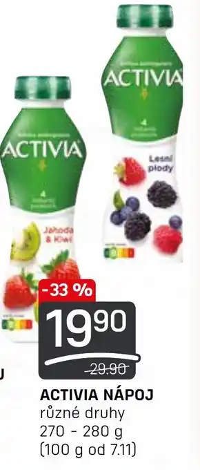 Flop ACTIVIA NÁPOJ nabídka