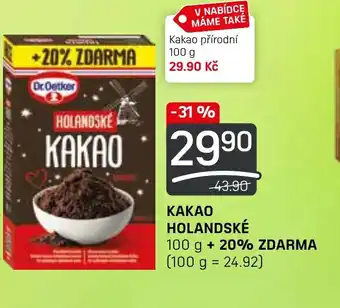 Flop KAKAO HOLANDSKÉ nabídka