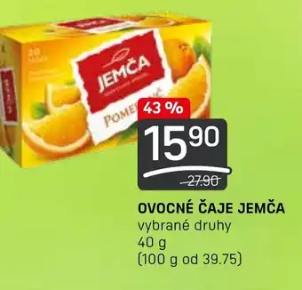 Flop OVOCNÉ ČAJE JEMČA nabídka