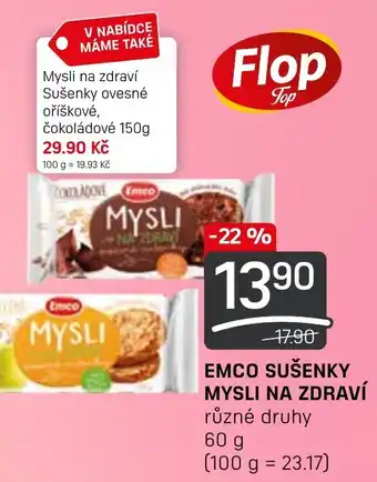 Flop EMCO SUŠENKY MYSLI NA ZDRAVÍ nabídka