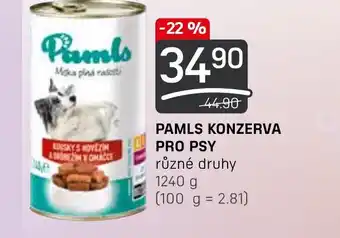 Flop PAMLS KONZERVA PRO PSY nabídka