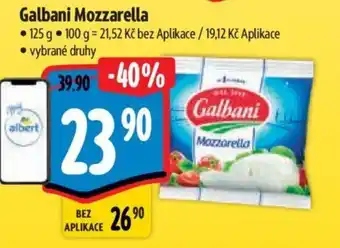 Albert Galbani Mozzarella nabídka