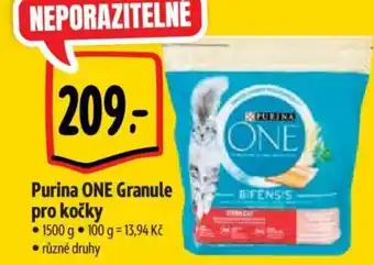 Albert Purina ONE Granule pro kočky nabídka