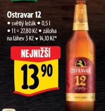 Albert Ostravar 12 0.5L nabídka