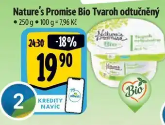 Albert Nature's Promise Bio Tvaroh odtučněný nabídka