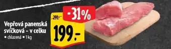 Albert Vepřová panenská svíčková - v celku nabídka