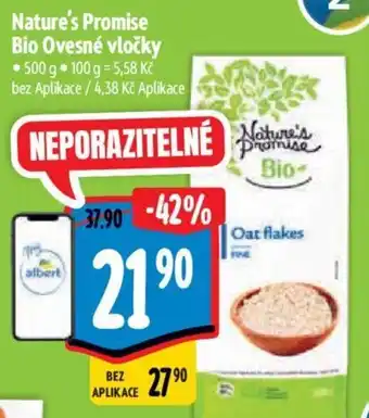 Albert Nature's Promise Bio Ovesné vločky nabídka