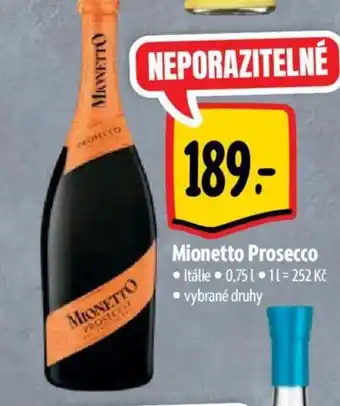 Albert Mionetto Prosecco nabídka