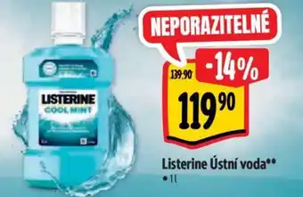 Albert Listerine Ústní voda nabídka