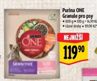 Albert Purina ONE Granule pro psy nabídka