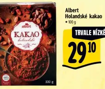 Albert Albert Holandské kakao nabídka
