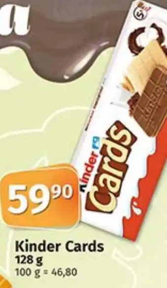 COOP TIP Kinder Cards 128 g nabídka