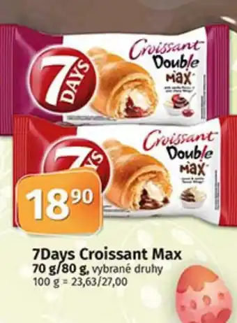 COOP TIP 7Days Croissant Max 70 g/80 g nabídka