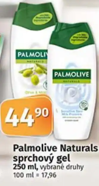 COOP TIP Palmolive Naturals sprchový gel 250 ml nabídka