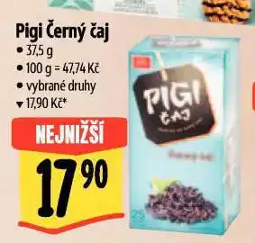 Albert Pigi čaj nabídka