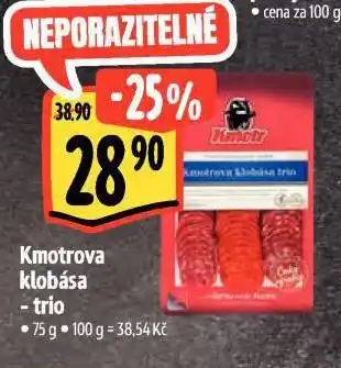 Albert Kmotrova klobása nabídka