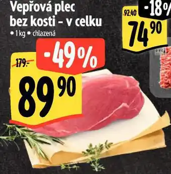 Albert Vepřová plec bez kosti nabídka