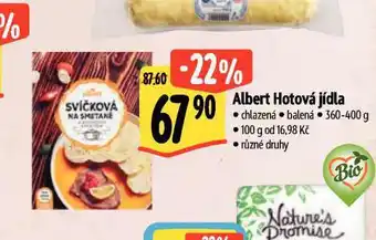 Albert Hotová jídla nabídka