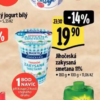 Albert Jihočeská zakysaná smetana 11% nabídka