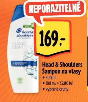 Albert Head & shoulders šampon na vlasy nabídka
